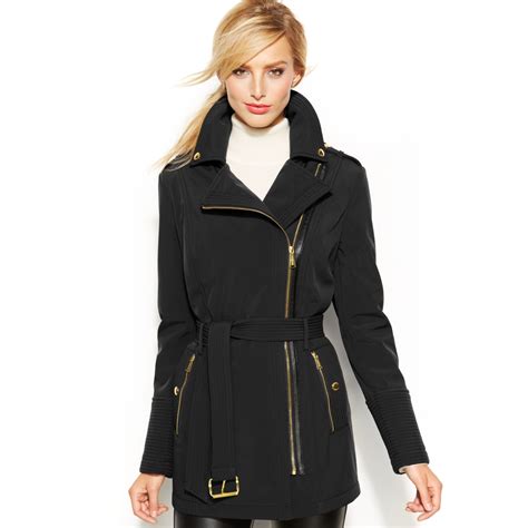 black winter jacket women's michael kors|Michael Kors jacket women overcoat.